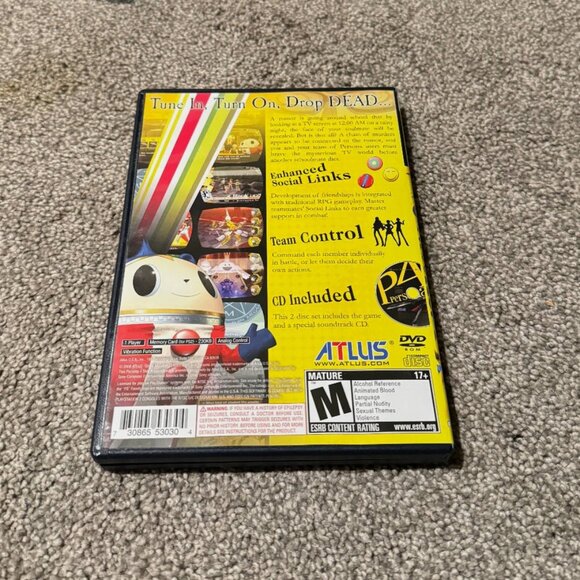 Shin Megami Tensei: Persona 4 PlayStation 2 PS2 complete video game + soundtrack - Picture 4 of 4